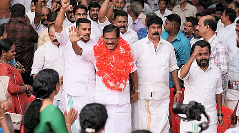 കോട്ടയത്തെ എൽഡിഎഫ് സ്ഥാനാർത്ഥി തോമസ് ചാഴികാടൻ  