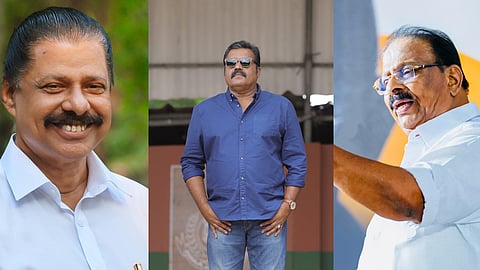 എം വി ​ഗോവിന്ദൻ, സുരേഷ് ​ഗോപി, കെ സുധാകരൻ