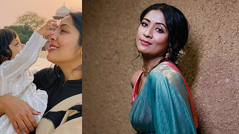 നവ്യ നായര്‍ കുഞ്ഞിനൊപ്പം, നവ്യ നായര്‍