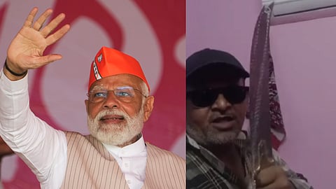 നരേന്ദ്രമോദി, ഭീഷണി മുഴക്കിയ മുഹമ്മദ് റസൂൽ 