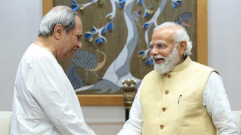നവീന്‍ പട്നായിക്കും നരേന്ദ്ര മോദിയും
