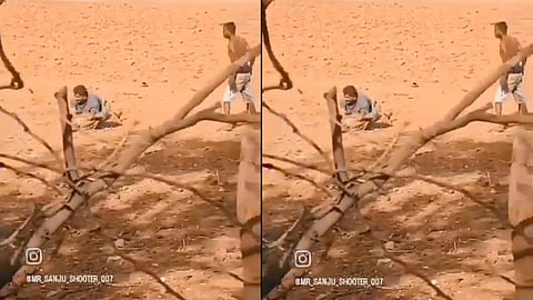 പുലിയെ മാധ്യമപ്രവർ‌ത്തകൻ പിടികൂടിയപ്പോൾ 
