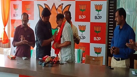 pm sudhakaran joins bjp