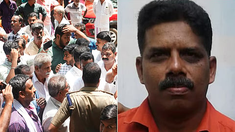 നാട്ടുകാരുടെ പ്രതിഷേധം, കൊല്ലപ്പെട്ട ബിജു  