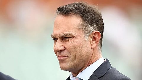 Michael Slater collapsed in court 