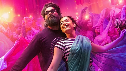 Allu Arjun and Rashmika Mandanna in Pushpa 2