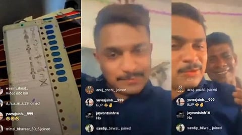 വിജയ്ഭാഭോര്‍ ഇന്‍സ്റ്റഗ്രാമില്‍ ലൈവ് നല്‍കുന്നു
