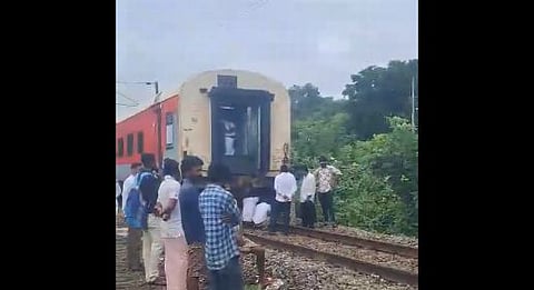 train accident in thrissur