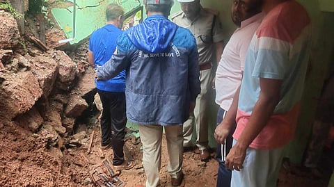 house collapsed
