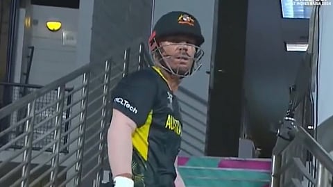 Warner wrong dressing room