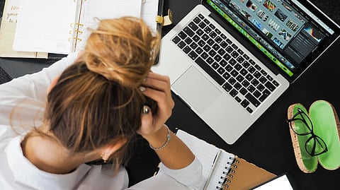 Woman working 