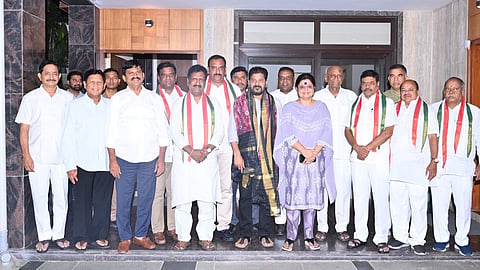 Blow to K Chandrashekhar Rao as 6 of his party MLCs join Congress in Telangana