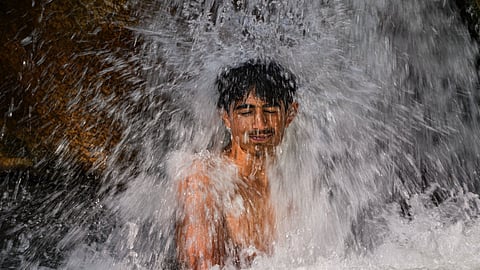 Heatwave conditions in srinagar