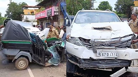 Autorickshaw driver dies after car collides with autorickshaw