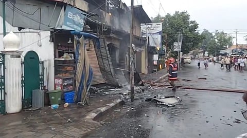 gas cylinder blast