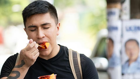 chewing