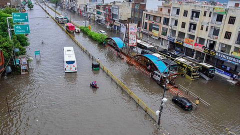 heavy rain