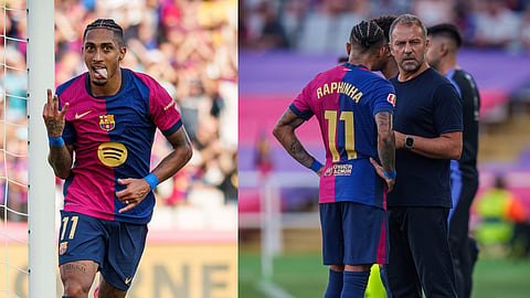 Barcelona thrashed Valladolid 