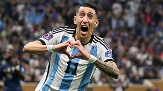 Messi's heartfelt farewell Angel Maria
