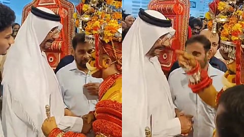 Arab man came to kannur for getting blessing from muthappan 