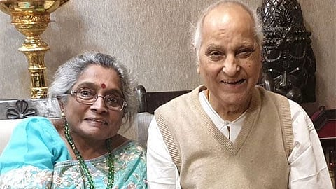 Late Madhura Jasraj and Pandit Jasraj 