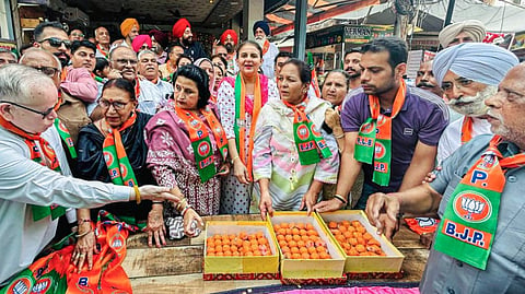 Hat-trick for BJP in Haryana;  Indian alliance in Jammu and Kashmir,
