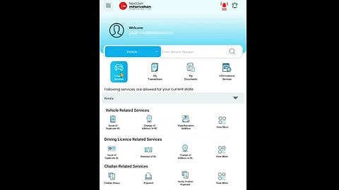 M PARIVAHAN APP