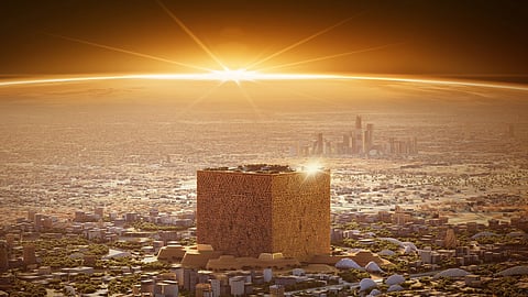 Construction of the world's largest building has begun in Saudi Arabia