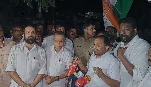 CPM workers were brutally beaten while the police looked on, Congress alleged