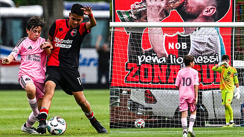 Messi's son debuts