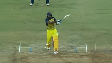 Syed Mushtaq Ali Trophy Vijay Shankar hits Pandya for three sixes, video