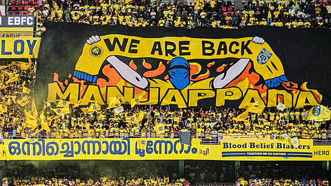 Manjappada against Kerala Blasters 