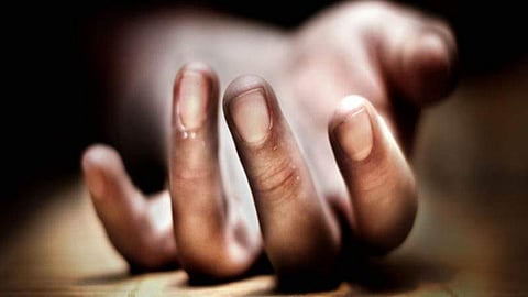 Father also commits suicide by hanging himself from rope used by son 