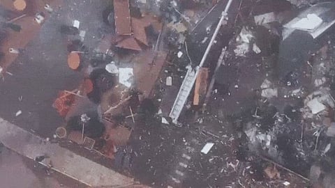 വിമാനം തകര്‍ന്ന് വീണ സ്ഥലം
