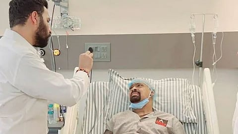  Vinod Kambli hospitalised
