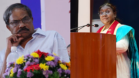 M T VASUDEVAN NAIR, President Droupadi Murmu 