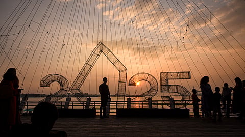 kochi marine drive new year celebration