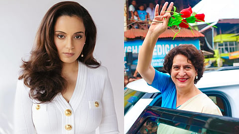 kangana ranaut, priyanka gandhi