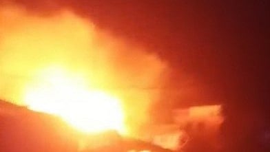 Massive fire breaks 