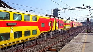 india's first double-decker train 
