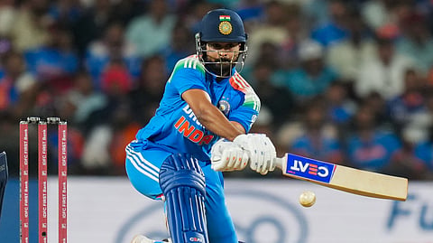 Shreyas Iyer scores his second fastest 50 