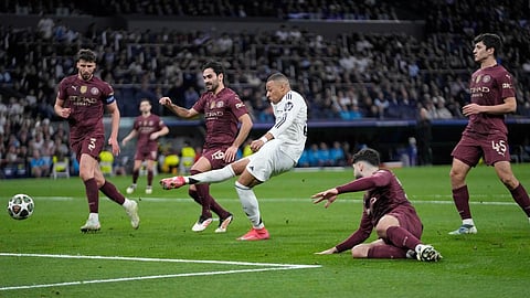 Kylian Mbappé hat-trick 