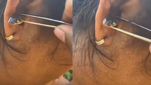 snake in a woman's ear in Thalassery?;  reality of the shocking video