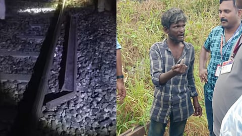Iron rod found on Thrissur railway track; accused 