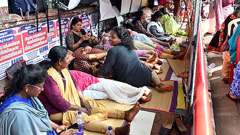 ASHA workers strike 