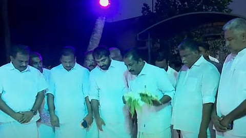 M Vincent arrives  Puthuppally