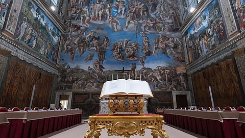 Election of new pope is announced with smoke what do colours mean