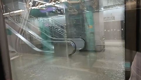 Mumbai's Newly-Inaugurated Worli Metro Station Flooded, Roof Leaks