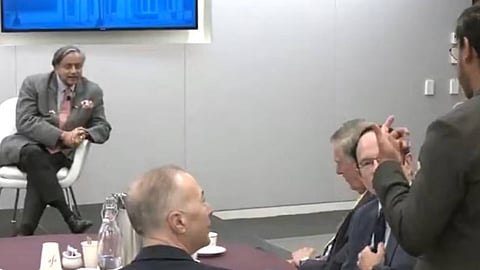 Shashi Tharoor's son Ishaan Tharoor asking a question related to operation sindoor 