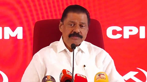 M V Govindan's pressmeet